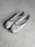 1204 Mesh See-through Summer Flat Shoes (1cm)