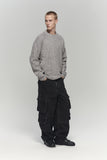 ADDED POCKET DENIM PANTS