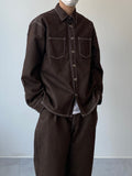 Pure Brown Denim Jacket