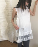 Benan Lace Sleeveless Layered One Piece