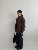 Yusaki Harringtton Button Blouson Jacket