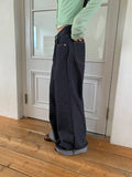 Ismi Non-Fade Wide Bootcut Denim Pants