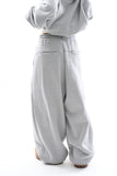 Terry brushed overfit sweat pants