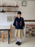 [unisex] Peulryu two-way short sleeve knit zip-up