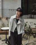 Leon cropped trench jacket