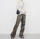 Lienti Incision Shirring Pants