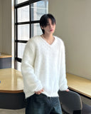 Mohair Vneck knit