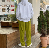 Embo Corduroy Banding Wide Pants