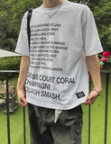 Coryl lettering printing short sleeve t-shirt