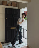 RuenB Mud Sand Curve Denim Pants