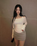 Soyou Low-Rise Eyelet Skirt