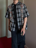 Patchwork Half Shirt