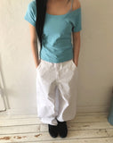 Point One Off-shoulder Short Sleeve T-shirt