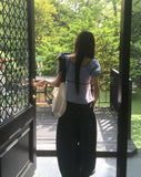 Minu Raw Balloon Denim Pants