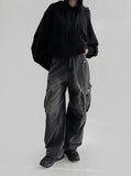 Lucle Wide Cargo Pants