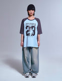 DYSTOPIA Raglan Short Sleeve T-shirt