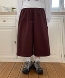 [unisex] Gineu Snap Button Bermuda Banding Pants