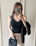 Mito V-neck Lace Sleeveless