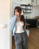 [U-BASIC] Loro Spring Round Cardigan