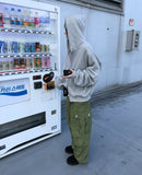 RIVET OVER HOOD ZIP-UP