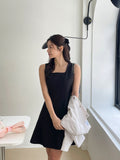 Meline Square Sleeveless One Piece