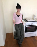 Beniel Roll-up Three Quarter T-shirt