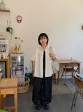Hinky Summer Raw Denim Balloon Wide Pants