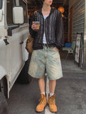 Pier Adjust Bermuda Denim Pants