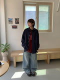 [Unisex] Le Poquin Basic Over Long Sleeve Shirt