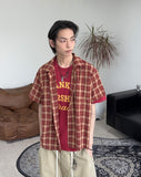 Decker Crop Check Short Sleeve Shirt