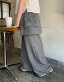 Rode Banding String Layered Skirt Pants