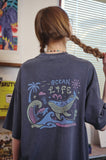 Blue Wave Pigment Short Sleeve Tee