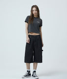 BERMUDA CHECK POCKET DENIM SHORT
