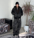 Salon Curved Camo Cotton Pants