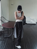 Mir layered long shirt slacks