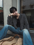 Celeb Crop Bocashi Cardigan