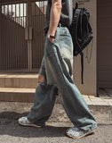 Recluse Funky Damage Balloon Denim Pants