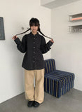 Gaen Basic Cotton Straight Pants