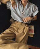 Winster low pocket cotton pants
