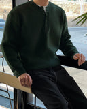 Cheat Hachi Henry Neck Knit