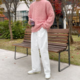 Soft cable heavy knit