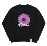 Purple Daisy Flower Smile Sweatshirt