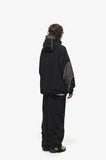 Piping Line Hooded Track Jacket