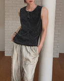 Dust Pigment Henley Sleeveless