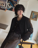 Folding tweed jacket
