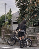Panji Denim Jacket Skirt Set