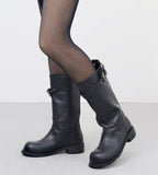 Tenua Buckle Strap Midi Boots