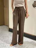 Lenion Linen Wide Banding Pants