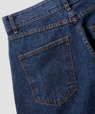 Washed Tapered Denim Pants