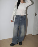 Eldi See-Through Ribbon Halter Strap Cropped Long-Sleeved T-Shirt